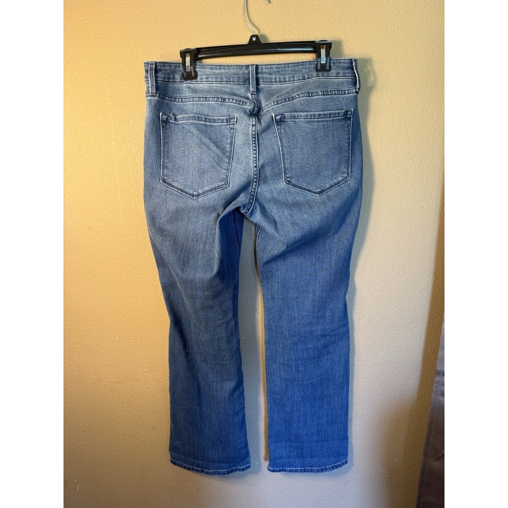 Old Navy Wow Boot-Cut Jeans Women's Size 12 Short Mid Rise Medium Wash Denim - Picture 3 of 7